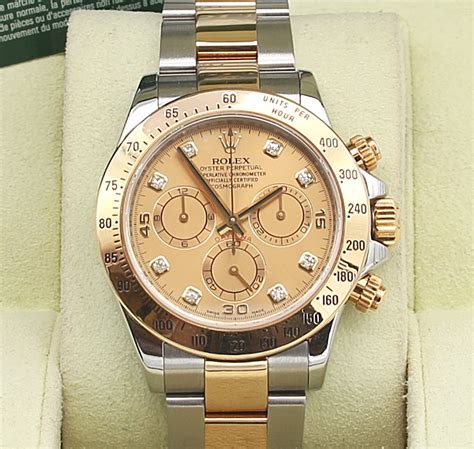 Rolex Daytona Cosmograph 116523 Champagne Dial V Serial 